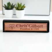 Desk Wedge Name Plate - PERSONALIZED - Kidney - 11 Inches