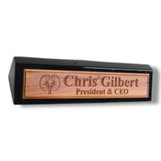 Desk Wedge Name Plate - PERSONALIZED - Kidney - 11 Inches