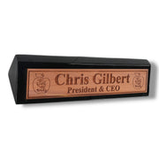 Desk Wedge Name Plate - PERSONALIZED - It takes a big heart to shape little minds - 11 Inches