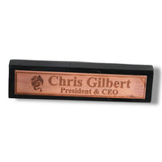 Desk Wedge Name Plate - PERSONALIZED - Flying Dragon - 11 Inches