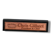 Desk Wedge Name Plate - PERSONALIZED - 2nd Amendment - 11 Inches