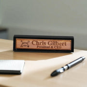 Desk Wedge Name Plate - PERSONALIZED - Spirit Board - 11 Inches