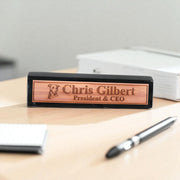 Desk Wedge Name Plate - PERSONALIZED - Pit Bull - 11 Inches