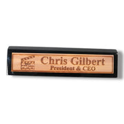 Desk Wedge Name Plate - PERSONALIZED - Worlds most awesome film editor - 11 Inches