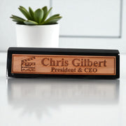 Desk Wedge Name Plate - PERSONALIZED - Worlds most awesome film director - 11 Inches