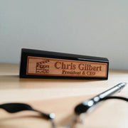 Desk Wedge Name Plate - PERSONALIZED - Worlds most awesome film director - 11 Inches