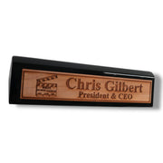 Desk Wedge Name Plate - PERSONALIZED - Worlds most awesome film director - 11 Inches
