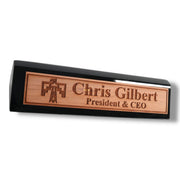 Desk Wedge Name Plate - PERSONALIZED - Thunderbird Native American - 11 Inches