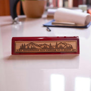 Desk Wedge Name Plate - The Mountains are calling - 11 Inches