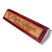 Desk Wedge Name Plate - PERSONALIZED - PIglet - 11 Inches