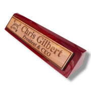 Desk Wedge Name Plate - PERSONALIZED - Spirit Board - 11 Inches