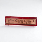 Desk Wedge Name Plate - PERSONALIZED - 2nd Amendment - 11 Inches