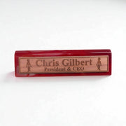 Desk Wedge Name Plate - PERSONALIZED - Alien - 11 Inches
