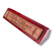 Desk Wedge Name Plate - PERSONALIZED - Alien - 11 Inches