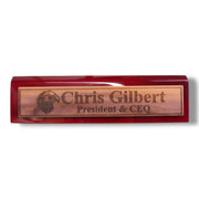 Desk Wedge Name Plate - PERSONALIZED - Eagle - 11 Inches
