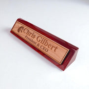 Desk Wedge Name Plate - PERSONALIZED - Horse - 11 Inches