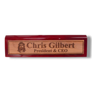 Desk Wedge Name Plate - PERSONALIZED - Jesus - 11 Inches
