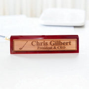 Desk Wedge Name Plate - PERSONALIZED - Golf - 11 Inches