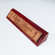 Desk Wedge Name Plate - PERSONALIZED - Leg Lamp - 11 Inches