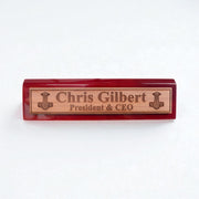 Desk Wedge Name Plate - PERSONALIZED - Mjolnir - 11 Inches