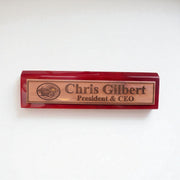 Desk Wedge Name Plate - PERSONALIZED - Noahs Ark - 11 Inches