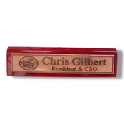 Desk Wedge Name Plate - PERSONALIZED - Noahs Ark - 11 Inches