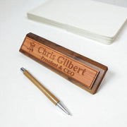 Desk Wedge Name Plate - PERSONALIZED - Giraffe - 11 Inches