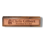 Desk Wedge Name Plate - PERSONALIZED - Jesus - 11 Inches