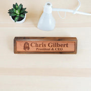 Desk Wedge Name Plate - PERSONALIZED - Jesus - 11 Inches