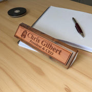 Desk Wedge Name Plate - PERSONALIZED - Jesus - 11 Inches