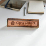 Desk Wedge Name Plate - PERSONALIZED - Celtic Tree of life - 11 Inches