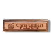 Desk Wedge Name Plate - PERSONALIZED - Worlds most awesome film director - 11 Inches