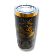 20oz Tumbler - CUSTOM - Raccoon and Baby