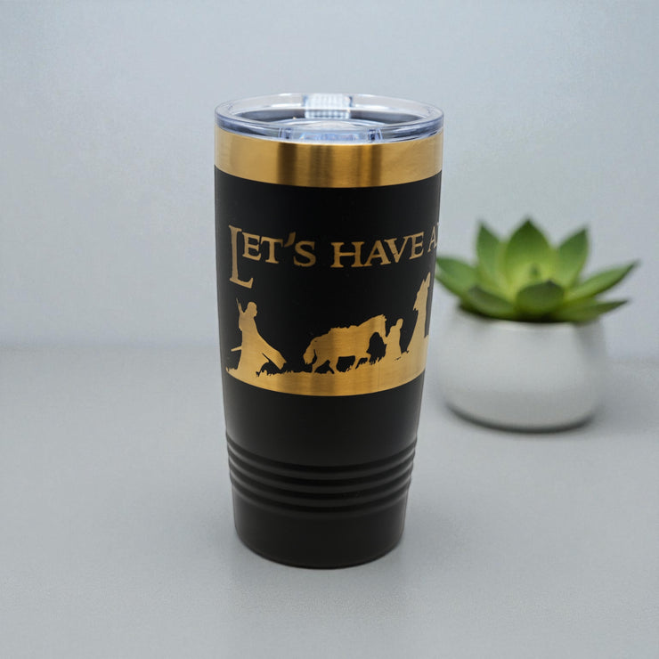 20oz Tumbler - CUSTOM - Let's have an adventure