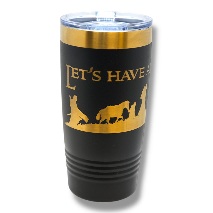 20oz Tumbler - CUSTOM - Let's have an adventure