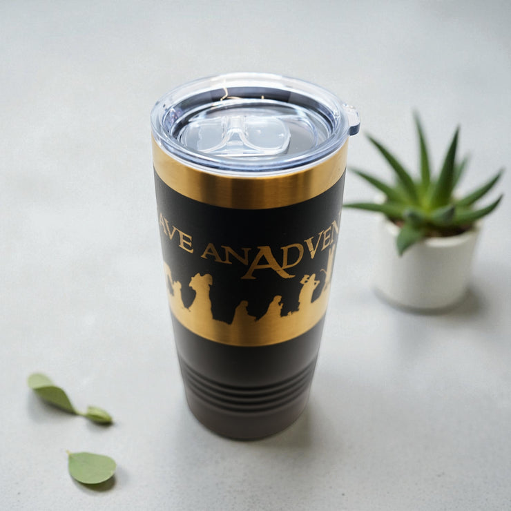 20oz Tumbler - CUSTOM - Let's have an adventure