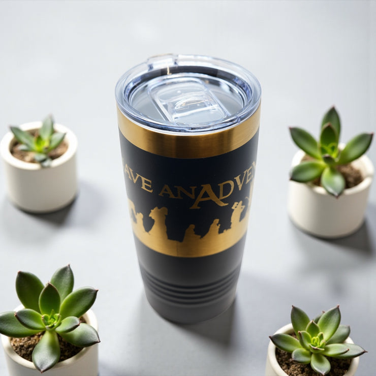 20oz Tumbler - CUSTOM - Let's have an adventure