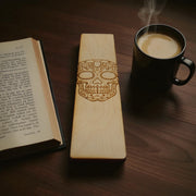 Bookmark - Sugar Skull - Birch Wood