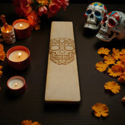 Bookmark - Sugar Skull - Birch Wood