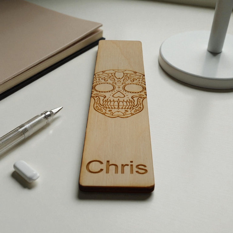 Bookmark - Personalized- Sugar Skull