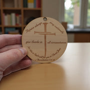Ornament - CUSTOM - 1 Thessalonians 5:16-18