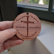 Ornament - CUSTOM - 1 Thessalonians 5:16-18