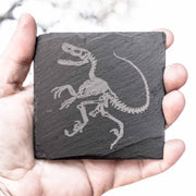 Coaster - Slate - Dinosaur Fossil - SET OF 2