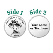 Challenge Coin - PERSONALIZED - CUSTOM - Palm Beach County Florida