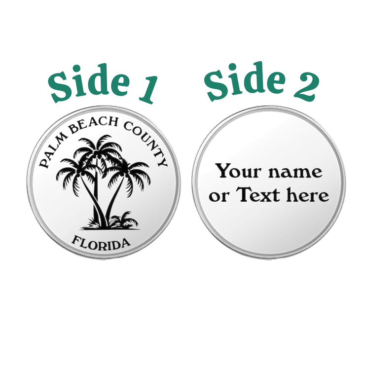 Challenge Coin - PERSONALIZED - CUSTOM - Palm Beach County Florida