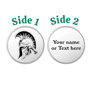 Challenge Coin - PERSONALIZED - CUSTOM - Warrior Helmet