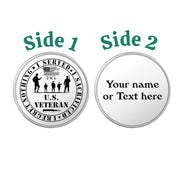 Challenge Coin - PERSONALIZED - CUSTOM - US Veteran