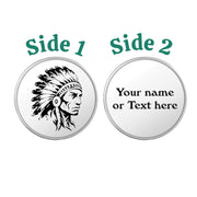 Challenge Coin - PERSONALIZED - CUSTOM - Indian Chief