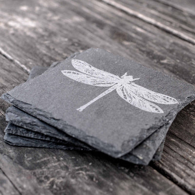 Coaster - Slate - Dragon Fly - SET OF 2