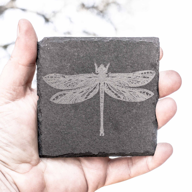 Coaster - Slate - Dragon Fly - SET OF 2
